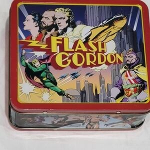 2000 Dark Horse Comics Flash Gordon Metal Lunch Box
